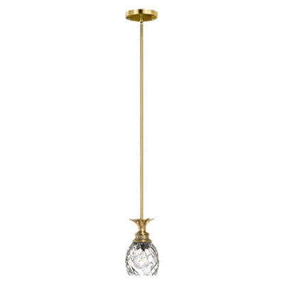Plantation 1-Light Single Bell Pendant