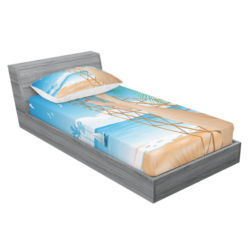 Microfiber Sheet Set, Twin XL Sheet Set with Fitted Sheet