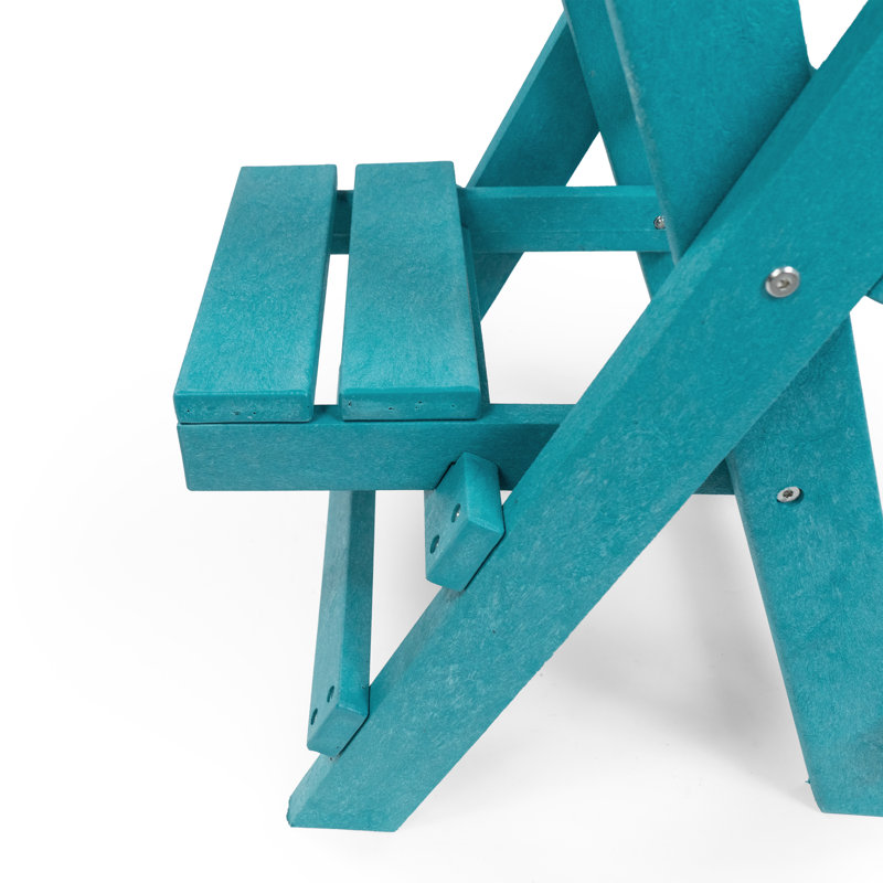 Tabouret de bar pliant extérieur recyclé Key West , Bleu hawaïen