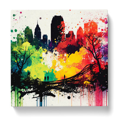 Central Park Splatter - No Frame Print