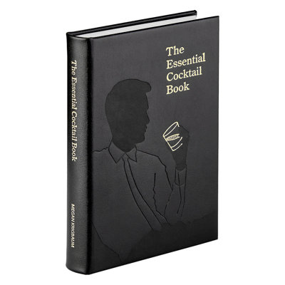 The Essential Cocktail Book Leather Bound Book