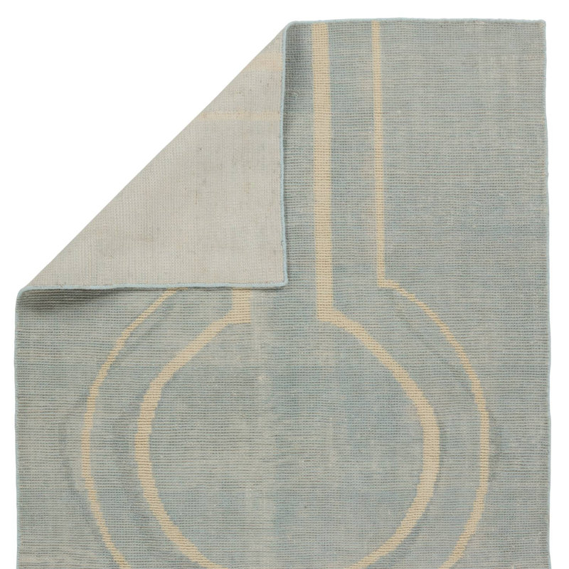 Wendy Jane Geometric Area Rug in Sky, Rectangle 7'10" x 9'10"
