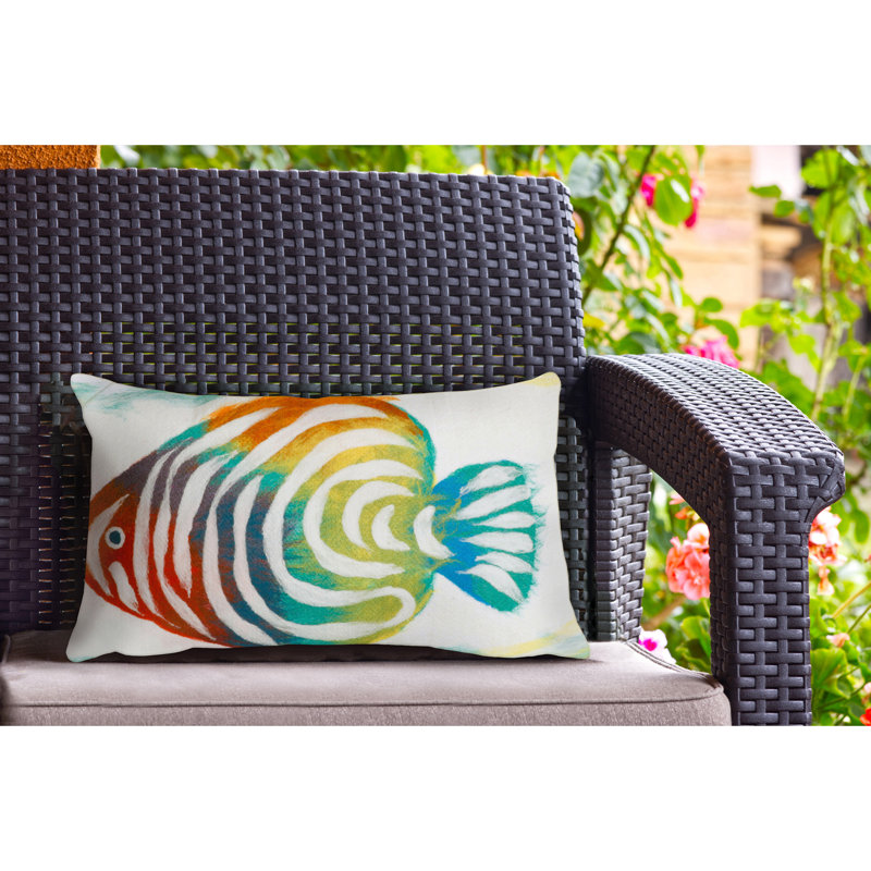 Vision III Rainbow Fish Lumbar Pillow
