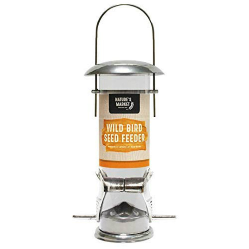 Estelle Metal Hanging Tube Bird Feeder