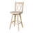 Depali Swivel Solid Wood Counter Stool