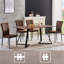 Modern Faux Leather/PU/Suede/Velvet Upholstered Dining Chair Tufted High Back-162037815-162037796
