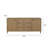 Oak Crest 78" Server with 2 Base Options in Wheat – American White Oak Veneer