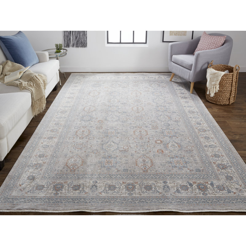 Tapis oriental en polyester / acrylique Gilford, Rectangle 12 pi x 15 pi