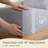 Luxclub 4 PC Light Gray King Silky Soft Cooling Extra Deep Pocket Performance Sheet Set-123418303-123418270