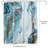 Abstract Shower Curtain Marble Petroleum by PI Creative Art-101756657