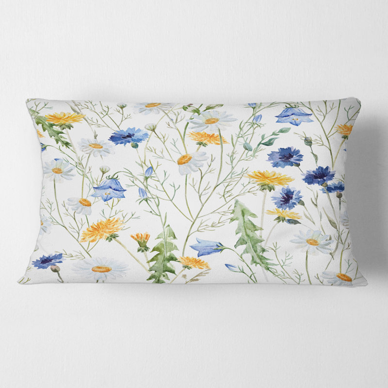 Floral Throw Pillow