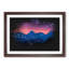 Mountain Ridge Sunset - Single Picture Frame Print on MDF-56861846-56861847