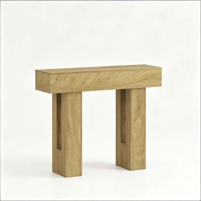 Space-Saving Rustic Console Table