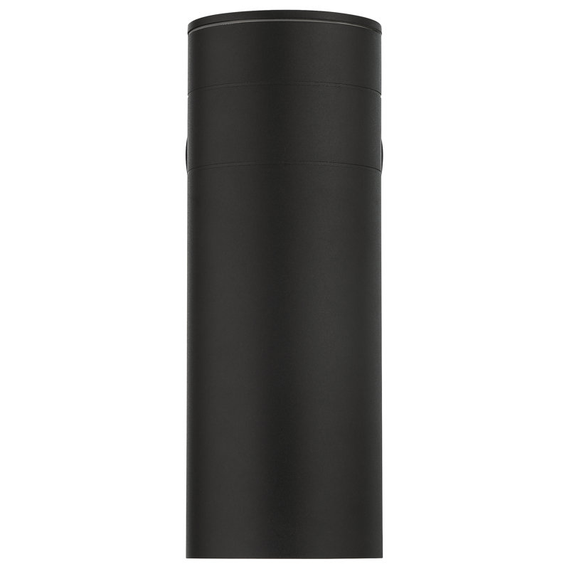 Donabelle Steel Wall Light, Black, 11.5" H x 4.75" W x 6.5" D