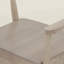 Chaise simple en bois massif Milk Gray