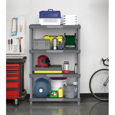 35.4 " W Plastic Shelving Unit