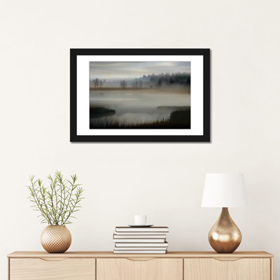 « early matin », impression sur toile