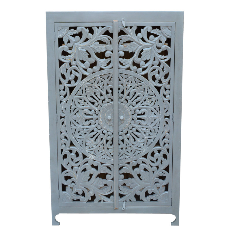 Reis Mango Wood Wardrobe