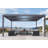 10 Pieces Patio Conversation Sets with Coffee Table, All Weather U-shaped Outdoor Couch Sectional Set with Cushion Patio Conversation Set Gray-857202428
