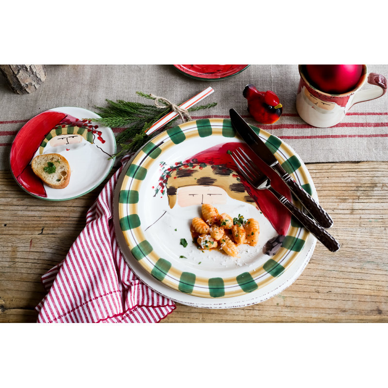 Lastra Handmade Stoneware Appetizer Plate, White