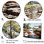 Aquarelle, rivière en Afrique, sur toile-97044999-97045003