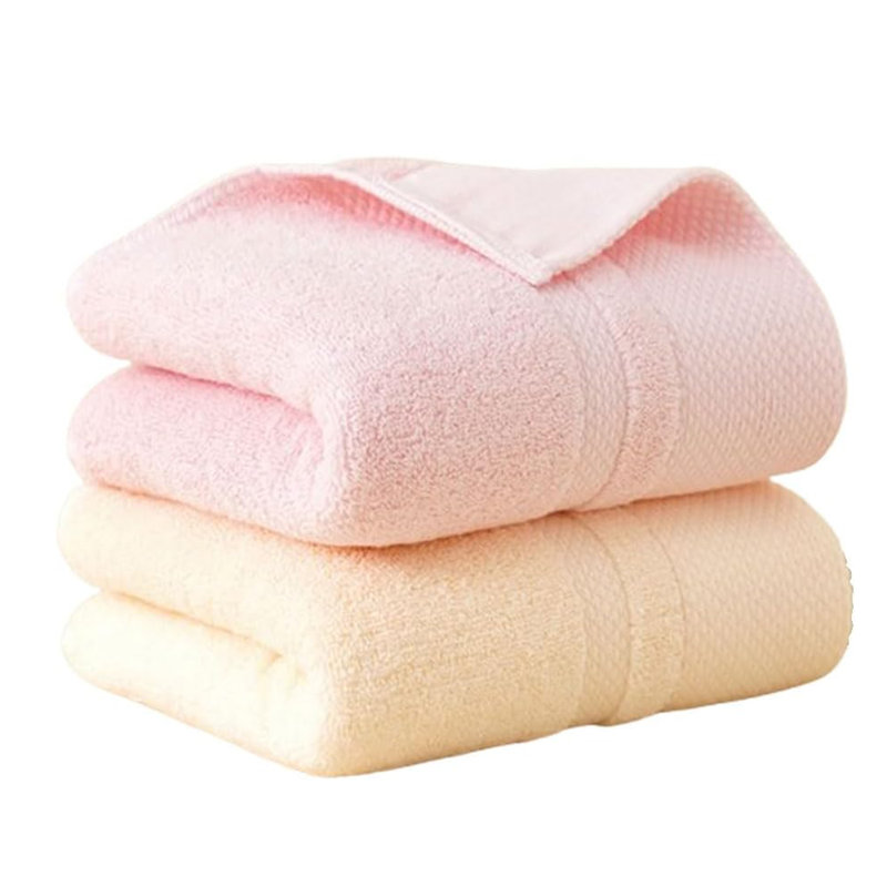 Paquet de 2 essuie-mains en coton ultra doux et absorbant pour salle de bain