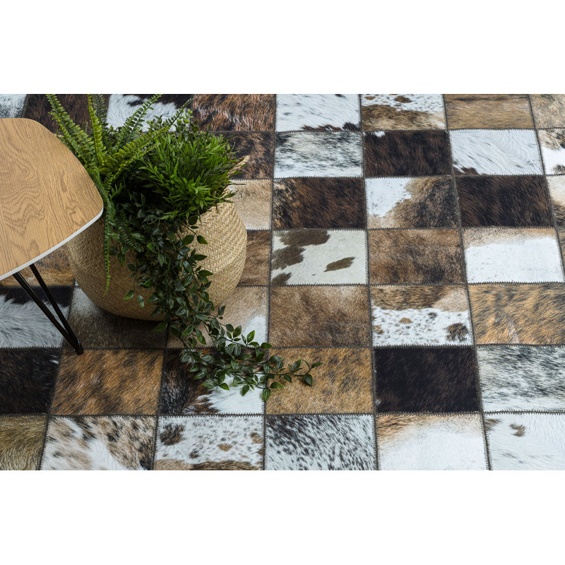 Conkling Patchwork Area Rug, Rectangle 120 x 170cm