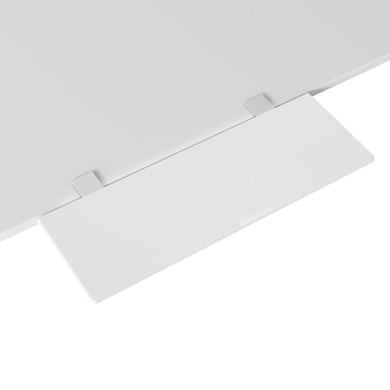 Argaki 1.3cm H x 69.1cm W Desk Keyboard Tray, White
