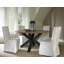 Teak Round Solid Wood Top Dining Table-1203990081