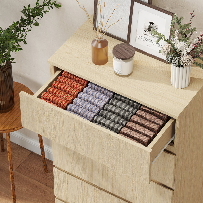 55cm W 5 - Drawer Chest of Drawers, Brown