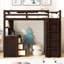 Lit mezzanine avec tiroirs, bureau et armoire-espresso-298807694