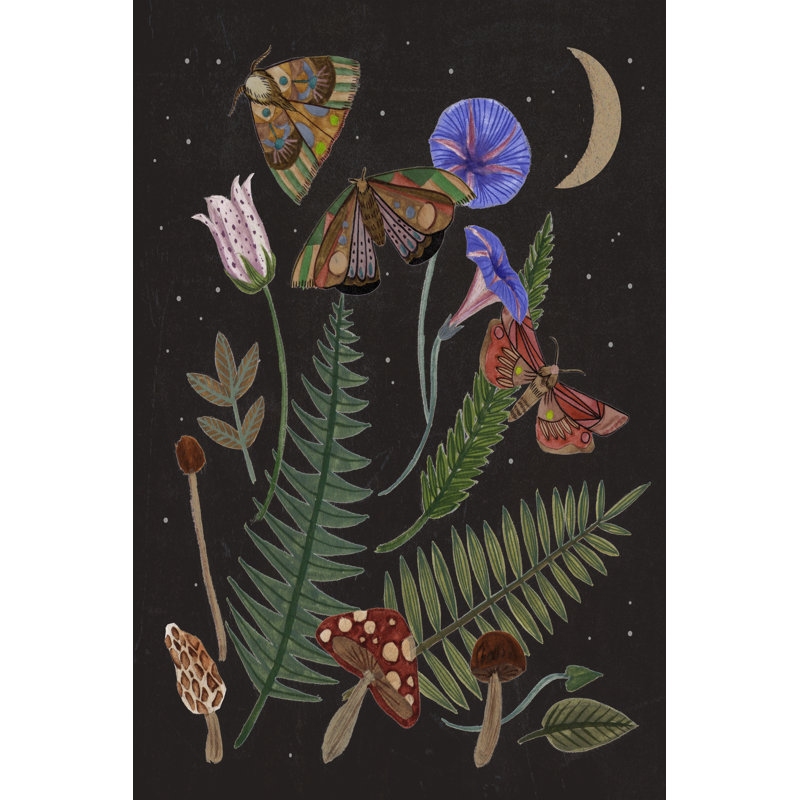 Dark Forest IV by Melissa Wang - Painting, Wrapped Canvas, 46cm H x 30cm W