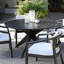  53.15" Teak Solid Wood Patio Dining Table-1946920875