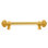 Juliane Grace 18 inches c.c. with 5/8 smooth center long pull large finial in Antique Brass