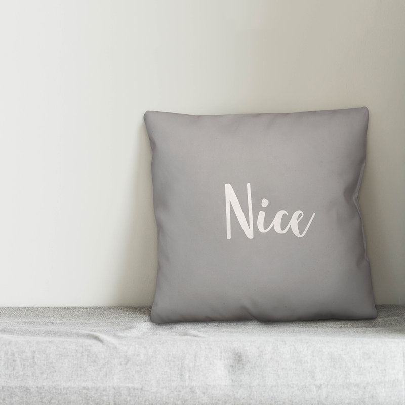  Joli coussin décoratif, Gris, Coussin décoratif