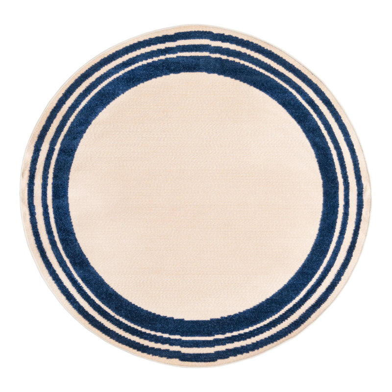 Tanki Aruba Indoor/Outdoor Rug, Round 5'3"
