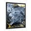 Or blanc et nuages de marbre jaune IV - peinture sur toile-67229093-67229094