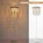 Floor Lamp With Wood Beads And Hand-Tied Linen Rope - 3-Light Rustic Floor Lamp For Bedroom, Living Room, Nursery - E12 Bulb Compatible