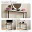 Modern Console Table with Metal Legs – Sleek Hallway Living Room Home Office & Entryway Accent Table-987185476-987696961