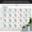 Murale botanique pelez et collez - nature menthe verte-786342579
