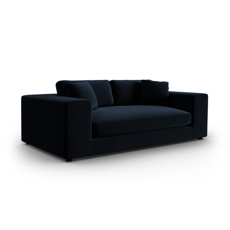 Micadoni Home 3 Seater Velvet Sofa, Royal Blue