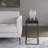 Leonida Rectangular Iron End Table 