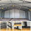 Remise de garage en métal l 25 pi. X P 33 pi.