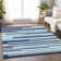 Premium Machine Washable Prisco Blue Rug