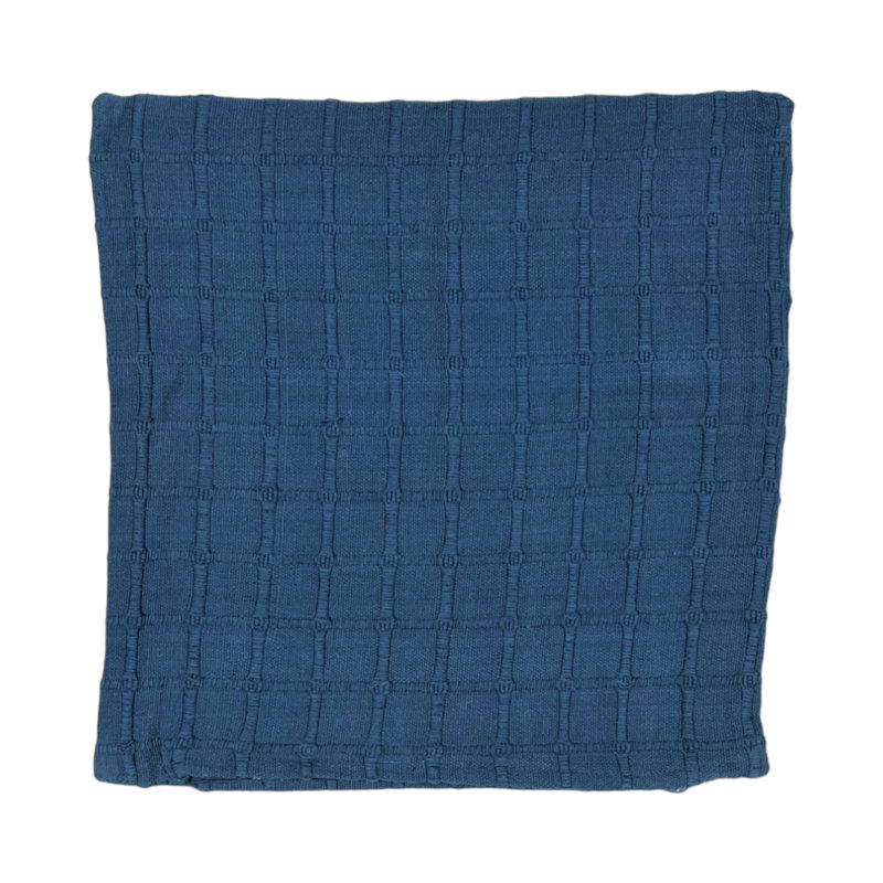 Toya Blue Square Cushion, 40cmH x 40cmW