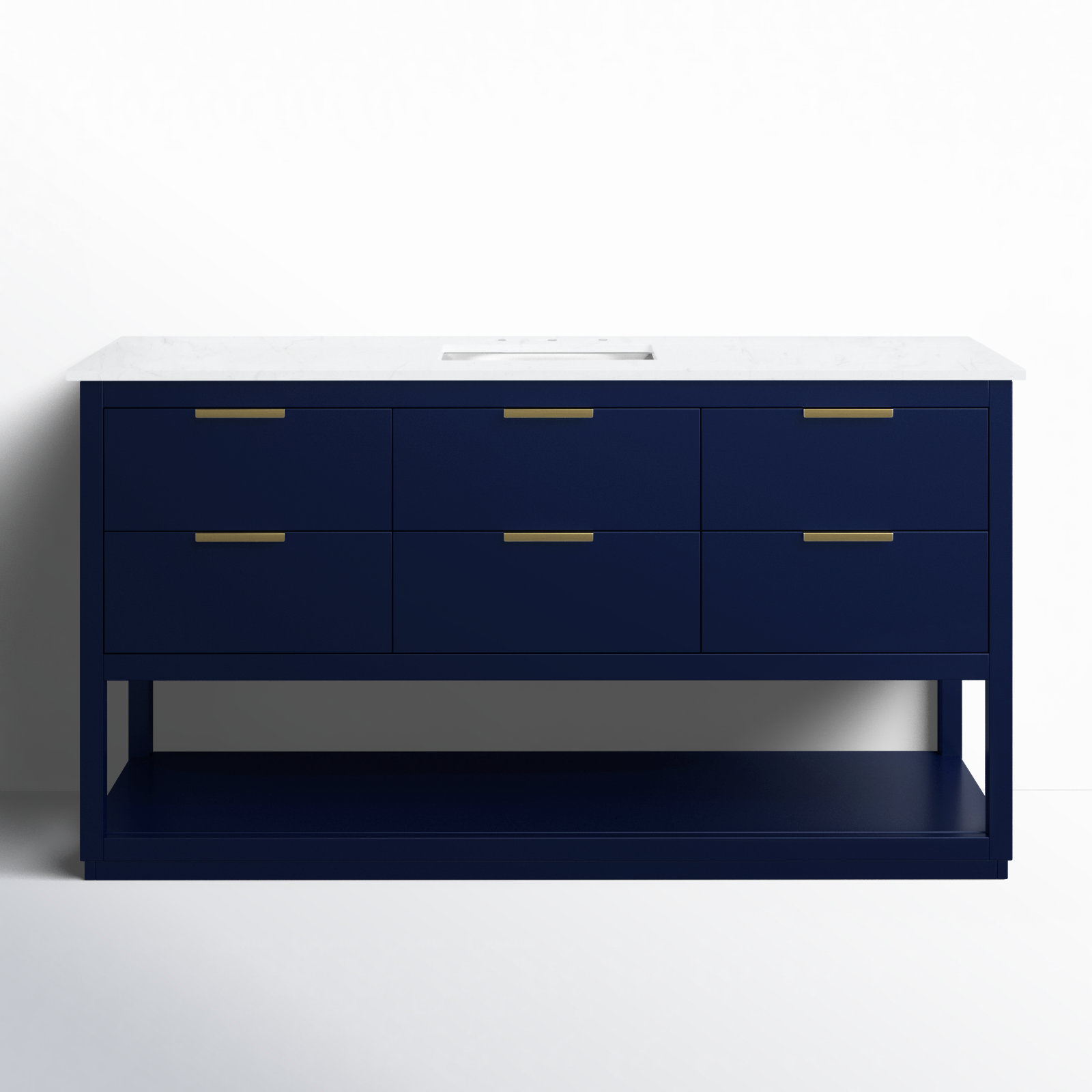 Felicity 60'' Single Bathroom Vanity, Blue