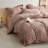 Retro Monet Linen Bowknot Cotton Duvet Cover Set-109926813-109926815