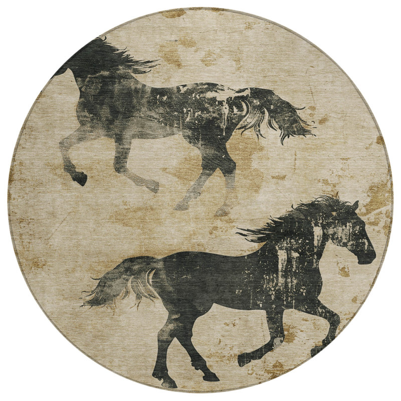 Tapis rond 8 po