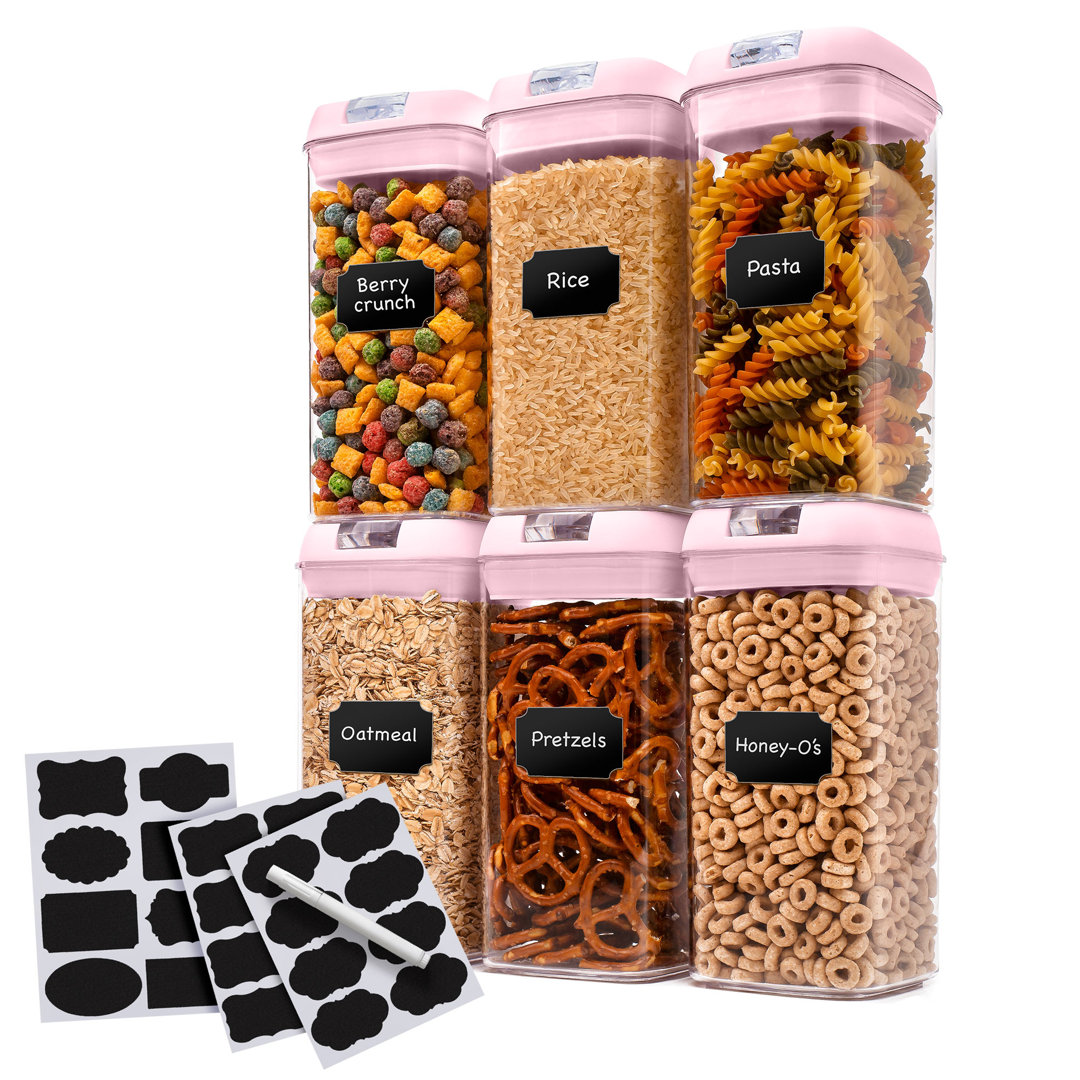 Cheer Collection 43.2oz. Food Storage Container (Set of 6) Cheer Collection 