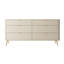 Oval Sideboard With Six Drawers Beige-2059919739